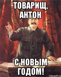 Товарищ, Антон С Новым Годом!