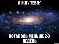 я жду тебя:* осталось меньше 2-х недель