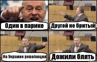 Один в парике Другой не бритый На Украине революция Дожили блять