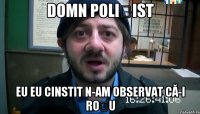 domn polițist eu eu cinstit n-am observat că-i roșu