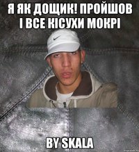 я як дощик! пройшов і все кісухи мокрі by Skala