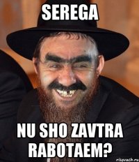 Serega Nu sho Zavtra rabotaem?