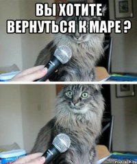 Вы хотите вернуться к Маре ? 