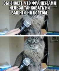 вы знаете, что французами нельзя танковать ни башней, ни бортом. 