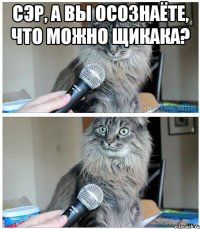 Сэр, а вы осознаёте, что можно щикака? 