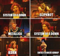 System of a down Slipknot Metallica System of a down Korn Витек ак мой кумир