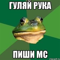 Гуляй рука Пиши Мс