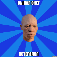 ВЫПАЛ СНЕГ ПОТЕРЯЛСЯ