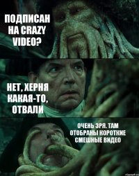 ПОДПИСАН НА CRAZY VIDEO? НЕТ, ХЕРНЯ КАКАЯ-ТО, ОТВАЛИ ОЧЕНЬ ЗРЯ. ТАМ ОТОБРАНЫ КОРОТКИЕ СМЕШНЫЕ ВИДЕО