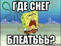 где снег блеатььь?