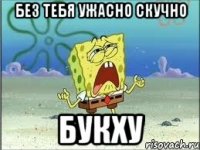 Без тебя ужасно скучно БУКХУ