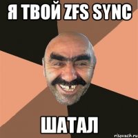 я твой zfs sync шатал