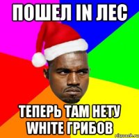 пошел in лес теперь там нету white грибов