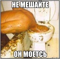 Не мешайте Он моетсь