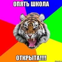 ОПЯТЬ ШКОЛА ОТКРЫТА!!!!