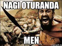 Nagi oturanda Men