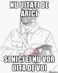 Nu uitati de arici Si nici ei nu vor uita de voi