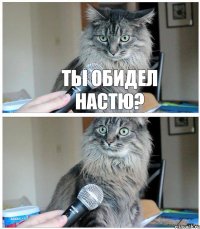 ты обидел Настю?