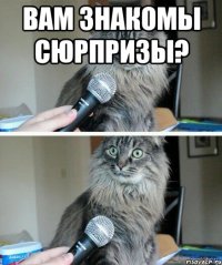 вам знакомы сюрпризы? 