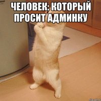 Человек: который просит админку 