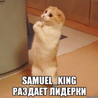  Samuel_King раздает лидерки