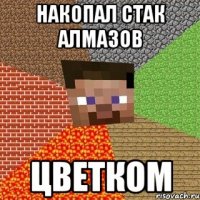 НАКОПАЛ СТАК АЛМАЗОВ ЦВЕТКОМ