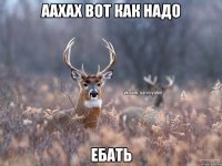 Аахах вот как надо Ебать