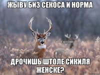 ЖЫВУ БИЗ СЕКОСА И НОРМА ДРОЧИШЬ ШТОЛЕ СИКИЛЯ ЖЕНСКЕ?