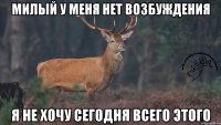 Милый у меня нет возбуждения Я не хочу сегодня всего этого