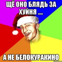 Щё оно блядь за хуйня .... А Не Белокуракино