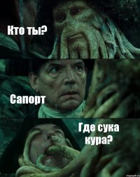 Кто ты? Сапорт Где сука кура?