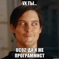 Ух ты... Ucoz, Да я же программист