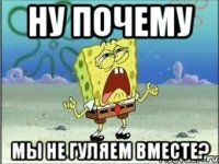 ну почему мы не гуляем вместе?