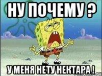 ну почему ? у меня нету нектара !