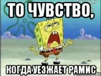 то чувство, когда уезжает Рамис