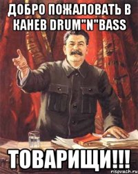 ДОБРО ПОЖАЛОВАТЬ В КАНЕВ DRUM"N"BASS ТОВАРИЩИ!!!