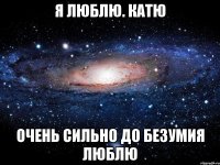 Я люблю. Катю Очень сильно до безумия люблю