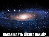  какая блять швита нахуй?