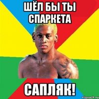 Шёл бы ты спаркета Сапляк!