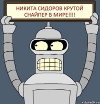 НИКИТА СИДОРОВ КРУТОЙ СНАЙПЕР В МИРЕ!!!!