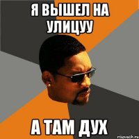 я вышел на улицуу А там ДУХ