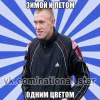 Зимой и летом Одним цветом