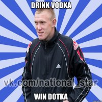 DRINK VODKA WIN DOTKA