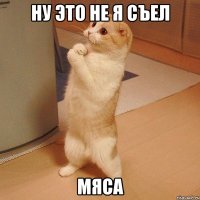 ну это не я съел мяса