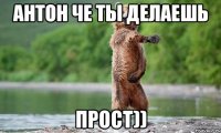 Антон че ты делаешь прост))