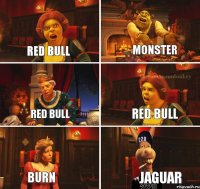 Red bull Monster Red bull Red bull Burn Jaguar