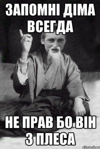 запомні діма всегда не прав бо він з плеса