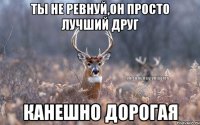 Ты не ревнуй,он просто лучший друг канешно дорогая