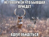 Не говори ей что бывшая приедет ВДРУГ ОБИДЕТЬСЯ