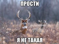 Прости Я не такая